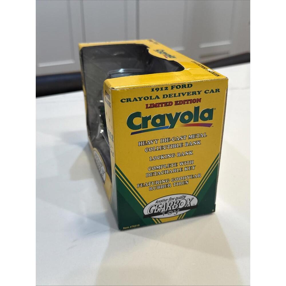 Gearbox Ford Crayola Truck Coin Bank No. 1 Limited Edition Vintage Toy NOS 1998 - Picture 4 of 7